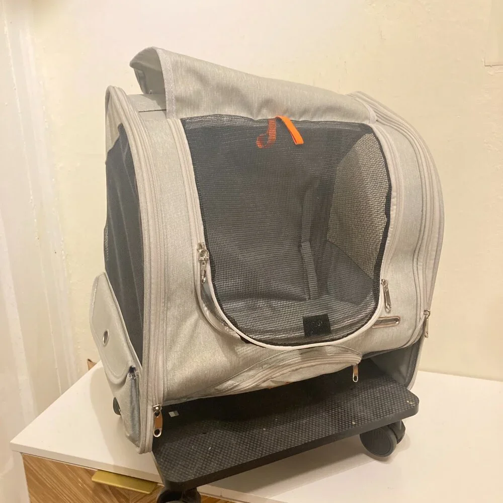 CITYCHASE Pet Carrier Backpack with Wheels for Cats and Puppies
